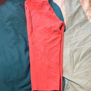 Vibrant Coral Kids Leggings